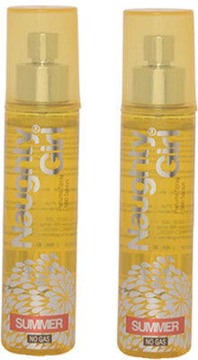 

Naughty Girl SUMMER Perfume Spray for Women- Pack of 2 (60ml each) Perfume - 60 ml(For Women)