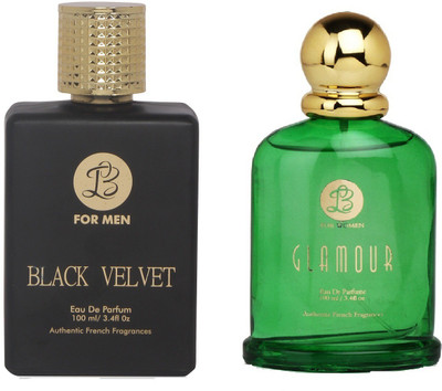 

Lyla Blanc Mens BLACK VELVET & Womens GLAMOUR - (Set of 2 Perfume for Couple) (100ml each) Eau de Parfum - 100 ml(For Men & Women)