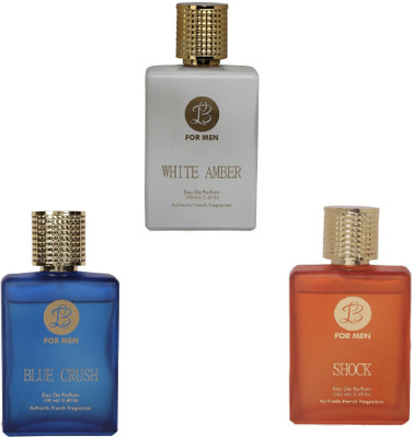 

Lyla Blanc BLUE CRUSH WHITE AMBER SHOCK Perfume Spray for Men- (Set of 3) (100ml each) Eau de Parfum - 100 ml(For Men)