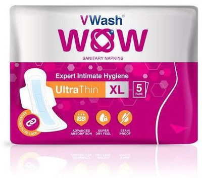

V Wash Wow Sanitary Napkin Ultra Thin Extra large Sanitary Pad