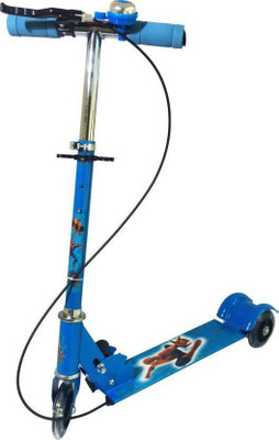 

Global Kids 3 Wheel Metal Folding Scooter With HAND BRAKE AND BELL (Blue) Kids 3 Wheel Metal Folding Scooter Scooter(Blue)