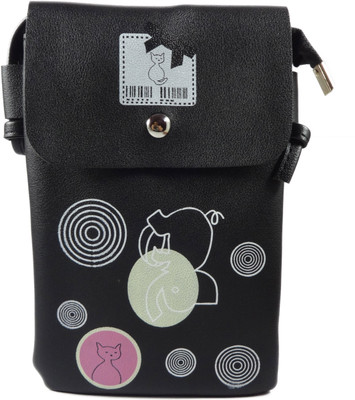 

SB Girls Casual Black PU Sling Bag