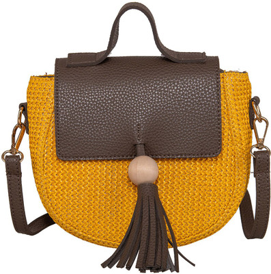 

peaubella Girls Casual Multicolor Synthetic Fabric Sling Bag