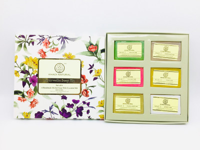 

Khadi Natural AYURVEDIC SOAP KIT (SET OF 6)(300 g, Pack of 6)