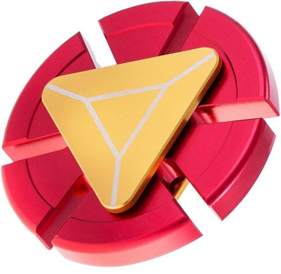 

BIRATTY Spinner Toy Stress Reducer, Red & Gold(Red)