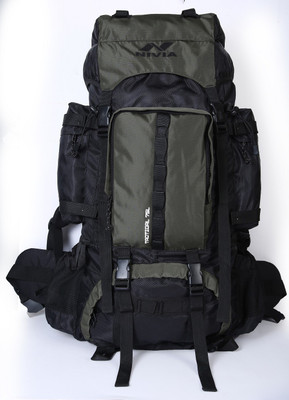 

Nivia Tactical Rucksack Backpack(Black, Rucksack), Black;olive green