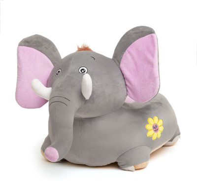 Benny N Bunny Elephant Kids Seat Grey - 33 cm(Multicolor)
