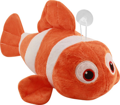 Miss & Chief Mini GoldFish Stuffed Soft Plush Toy | Non-toxic and soft fabric | Huggable and loveable for someone special | Soft Clown Fish Stuffed Toy | Best Gift For Kids - 20 cm(Orange, White)