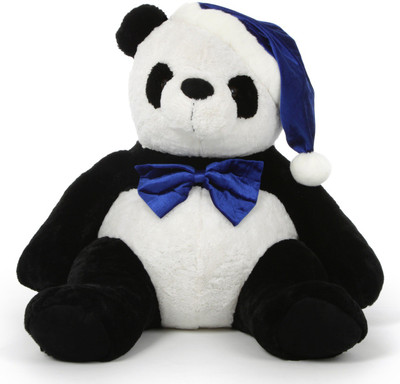 

GIFTERIA MAAMU ADORABLE CHRISTMAS PANDA BEAR IN BLUE SANTA HAT AND BOW TIE - 24 inch(Multicolor)