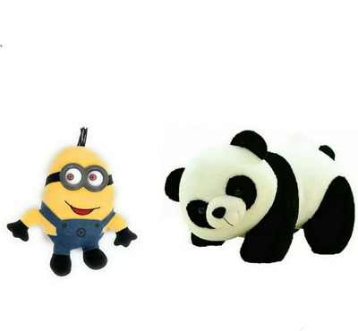 

soniya Enterprises panda-40cm and minion - 25 cm(Multicolor)