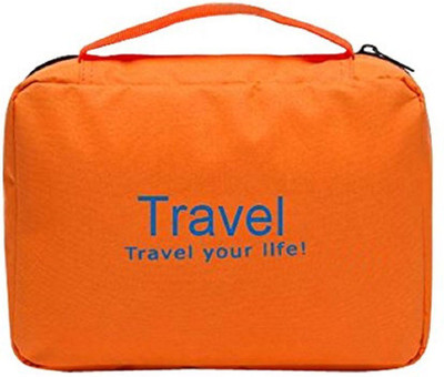 

JustChhapo Casual Hanging Travel Cosmetic Bags Travel Toiletry Kit(Orange)