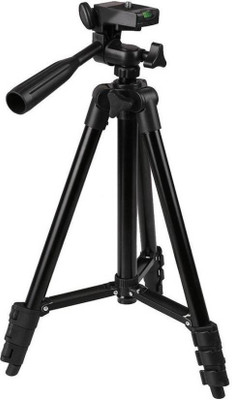 

Mezire Professional Tripod 3120 - Universal Tripod Portable & Foldable Camera - Mobile Tripod With Mobile Clip Holder Bracket | Fully Flexible Mount Cum Tripod Tripod(Black, Supports Up to 1500 g)