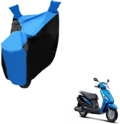 NIKS Two Wheeler Cover for Suzuki(Zeus, Black, Blue)
