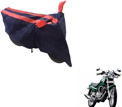 NIKS Two Wheeler Cover for TVS(Fiero F2, Black, Orange)