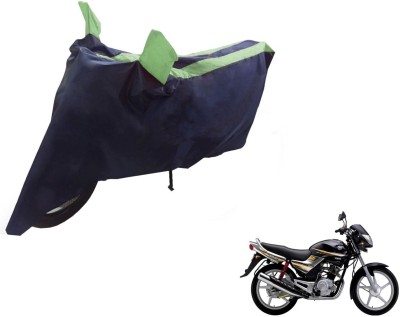 NIKS Two Wheeler Cover for Yamaha(Libero, Black, Green)