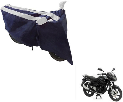 NIKS Two Wheeler Cover for Bajaj(Pulsar 150, Black, Silver)