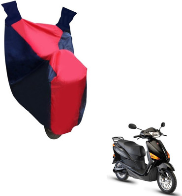 NIKS Two Wheeler Cover for Hero(Electric Optima, Black, Red)