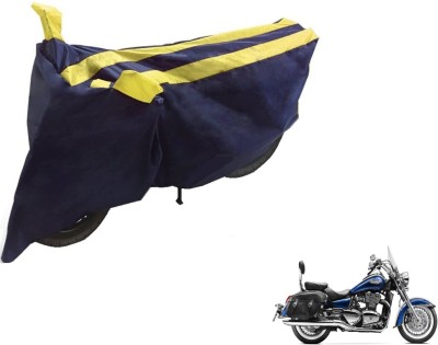 NIKS Two Wheeler Cover for Triumph(Black, Yellow)