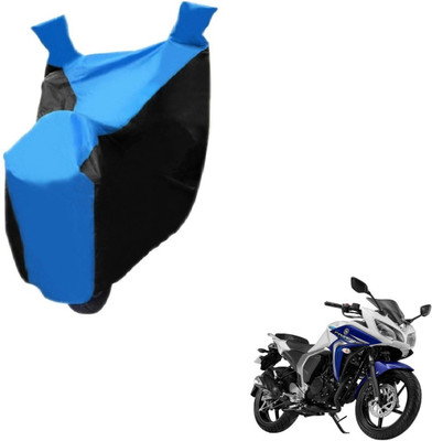 NIKS Two Wheeler Cover for Yamaha(Fazer, Black, Blue)
