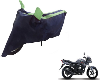 NIKS Two Wheeler Cover for Yamaha(SZ-S, Black, Green)