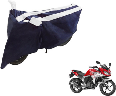 NIKS Two Wheeler Cover for Yamaha(Fazer, Black, White)