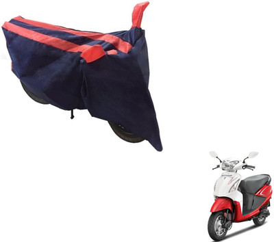 NIKS Two Wheeler Cover for Hero(Pleasure, Black, Orange)
