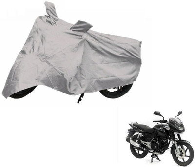 NIKS Two Wheeler Cover for Bajaj(Pulsar 150, Silver)