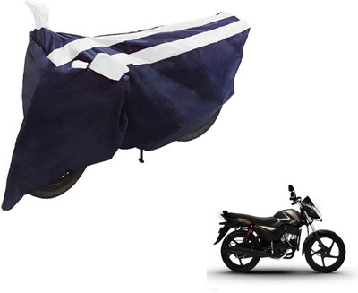 NIKS Two Wheeler Cover for Mahindra(Pantero, Black, White)