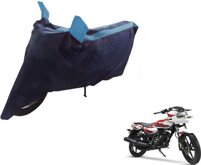 NIKS Two Wheeler Cover for TVS(Phoenix 125, Black, Blue)