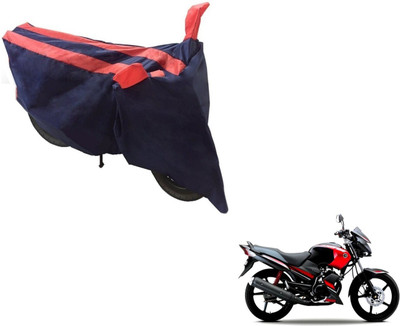 NIKS Two Wheeler Cover for Yamaha(Gladiator, Black, Orange)