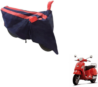 NIKS Two Wheeler Cover for Universal For Bike(Vespa LX, Black, Orange)