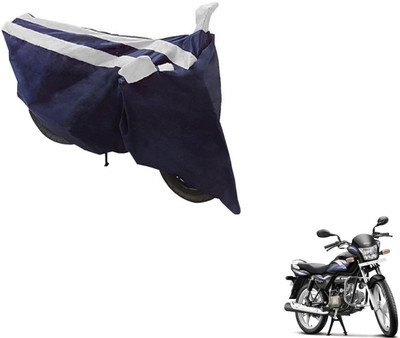 NIKS Two Wheeler Cover for Hero(Splendor Pro, Black, Silver)