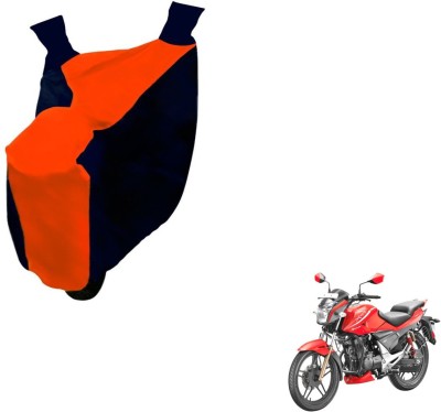 NIKS Two Wheeler Cover for Hero(Sport, Black, Orange)