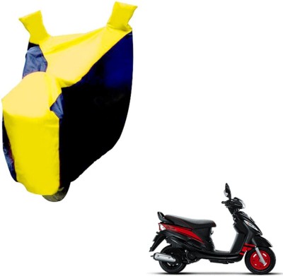 NIKS Two Wheeler Cover for Mahindra(Rodeo, Black, Yellow)