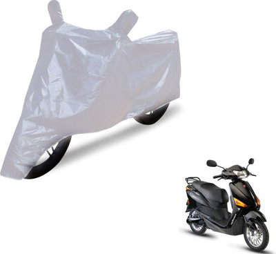 NIKS Two Wheeler Cover for Hero(Electric Optima, Silver)