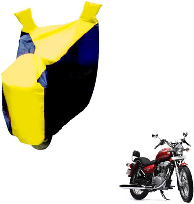 NIKS Two Wheeler Cover for Royal Enfield(Thunderbird 500, Black, Yellow)