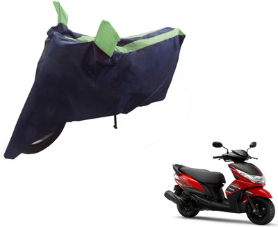 NIKS Two Wheeler Cover for Yamaha(Ray Z, Black, Green)