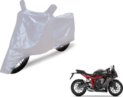 NIKS Two Wheeler Cover for Honda(CBR 650F, Silver)