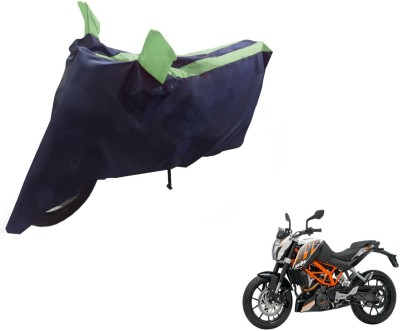 NIKS Two Wheeler Cover for KTM(Duke 390, Black, Green)