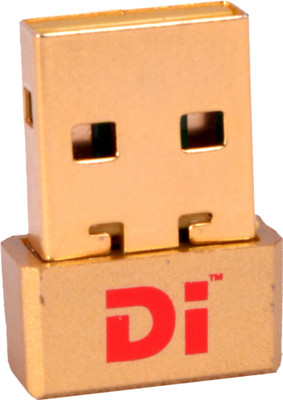 

DI WN300 300Mbps, 2.4GHz, 802.11b/g/h USB 2.0 USB Adapter(Golden)