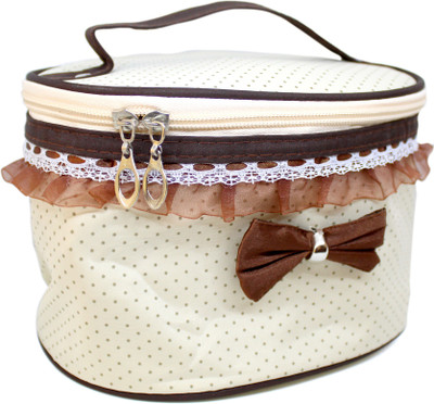 

Tied Ribbons Cosmetic Bag Vanity Oraganiser Makeup Case Organiser for Women Girls Cosmetic Organiser Vanity Box(Multicolor)