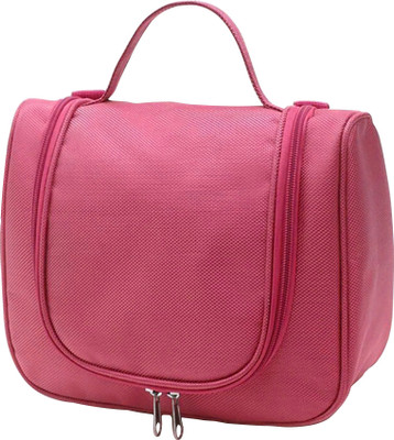 

Tied Ribbons Makeup Organizer Bag Latest Cosmetic Organiser for Home Makeup Brush Holder Case for Women Cosmetic Organiser Vanity Box(Pink)