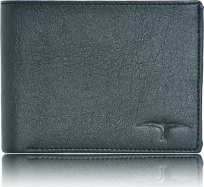 

BULLFINCH Men Formal, Casual Black Artificial Leather Wallet(8 Card Slots), Black artificial leather wallet for men