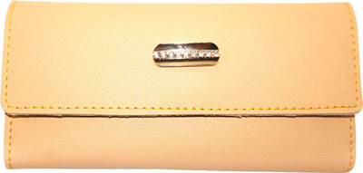 

Fillincart Women Beige Artificial Leather Wallet(10 Card Slots)