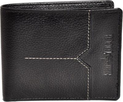 

SHIPTOUCH Men Black Genuine Leather Wallet(9 Card Slots)