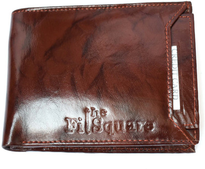 

theFitSquare Men Brown Genuine Leather Wallet(9 Card Slots)