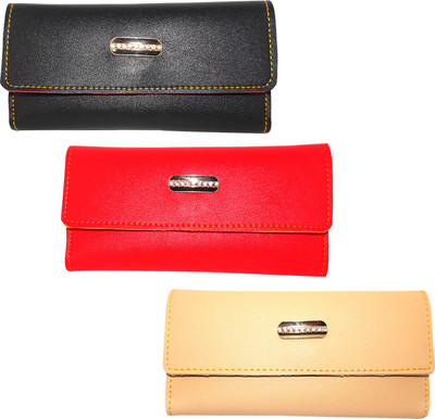 

Fillincart Women Multicolor Artificial Leather Wallet(10 Card Slots)