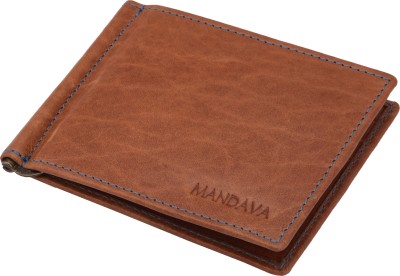 MANDAVA Women Tan Genuine Leather Wallet(8 Card Slots)