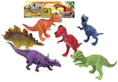 

Johnnie Boy Realistic Dinosaur Figure Set of 6 With Eggs And Trees Figure toy set for kids(Multicolor)