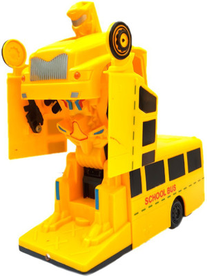 

Pestana Robot to bus Converting Transformer Toy For Kids(Yellow)